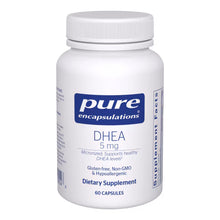 DHEA 5mg by Pure Encapsulations. 60 Cap. Micronized Dehydroepiandrosterone