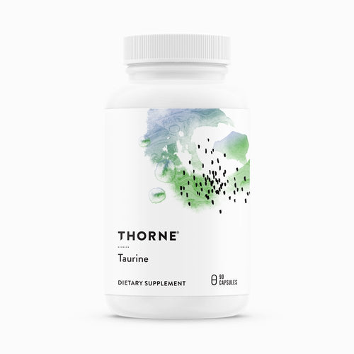 Taurine by Thorne. 90 Caps-Important Amino Acid For Heart, Nerve, Liver Support