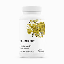 Ultimate E by Thorne. 60 Gel. Natural forms of Vit. E. Cardiovascular Support